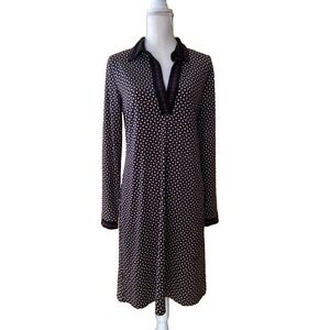 Studio M Tunic Dress Geometric Long Sleeve SZ Large Career Chic Woman‎